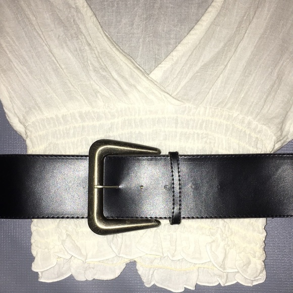 NEW without TAGS❣️Retro wide black belt- 1 - Picture 3 of 10